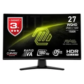 MSI MAG 274CQF 27'' WQHD CURVE RAPID VA 180HZ 0.5MS(GTG) ADAPTIVE-SYNC GAMING MONİTÖR - 1