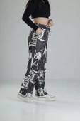 Chinese Desenli Baggy Pantolon - 3
