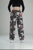 Özgürlük Desenli Baggy Pantolon - 1