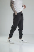 Antrasit Kot Jogger Pantolon - 2