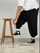 Erkek Siyah Spor Şalvar - 6