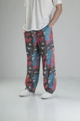 Etnik Desenli Baggy Pantolon - 2