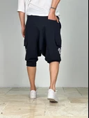 Premium Kalite Siyah Şalvar Şort - 4