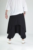 Oversize Şalvarlı Samurai Pantolon - 4