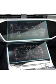 ZDN Case Audi A7 Navigasyon ve Alt Kontrol Paneli Nano Ekran Koruyucu 2019-2023 - 1