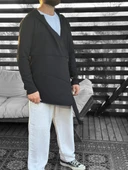 Asimetrik Regular Kimono - 4