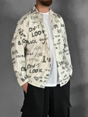 Gabardin Kumaş Love Spor Gömlek - 1
