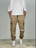 Premium Kalite Gabardin Kumaş Power Jogger Pantolon - 2