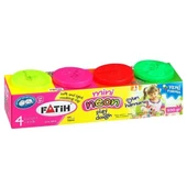 Fatih Oyun Hamuru Mini 4 Renk Neon 50610 - 1