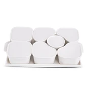 Aryıldız 15 Parça Tepsili Oval Porselen Kahvaltılık Ar249345 - 2