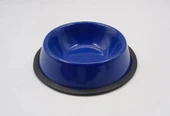 Mavi Çelik Kedi Köpek Mama-Su Kabı 16 Cm - 1