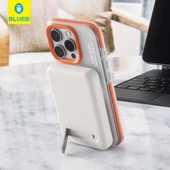 BLUEOP010 20W PD Fast Hızlı TYPE-C / USB-C Çıkışlı MagSafe Wireless Kabosuz Uyumlu Stand Özellikli 10000 Mah Powerbank Şarj Aleti - 5
