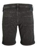 JACK JONES Erkek Likralı Kot Şort 12269608 - 2