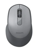 Philips SPK7448G Dual Mod 2.4 GHz + Bluetooth 1600DPI Ergonomik 3 Tuşlu Sessiz Optik Mouse Gri thumbnail 1