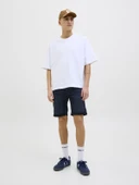 JACK JONES Erkek Likralı Kot Şort 12269608 - 4