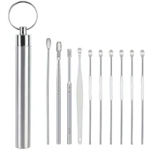 Sunup SN-27132 Paslanmaz Çelik 10'Lu Kulak Temizleme Seti thumbnail 1