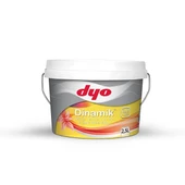 DYO 2,5LT DİNAMİK İPEKMAT SİLİKONLU SİLİNEBİLİR İÇ CEPHE DUVAR BOYASI (6253) - 1