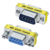 Powermaster PM-26520 DB9 RS232 Erkek-Dişi (M2F) 9 Pin Çevirici Ara Adaptör - 1
