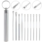 Sunup SN-27132 Paslanmaz Çelik 10'Lu Kulak Temizleme Seti thumbnail 3