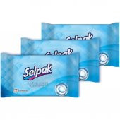 SELPAK ISLAK CEP MENDİLİ KLASİK 3LÜ PKT 3X10 AD - 1