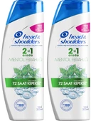 Head&Shoulders Head & Shoulders Mentol Ferahlığı 2si1 Arada Kepeğe Karşı Etkili Şampuan 350ML x 2 Adet - 1