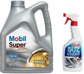 Mobil Super 3000 X1 Formula FE 5W30 Motor Yağı 4 L + 50007 Gojo Buz Çözücü - 1