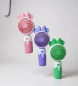 Cartoon USB Şarjlı El Fanı I Mini Taşınabilir Fan I Yaz Serinleticisi I Vantilatör I Taşınabilir Fan - 5