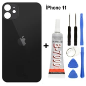 İphone 11 Arka Cam Batarya Pil Kapağı + Yapıştırıcı + Tamir Set - 1