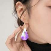 Epoksi Silikon Çoklu Geometrik Modelli Kolye ve Küpe Takı Kalıbı - 6