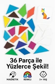 Manyetik Tangram Zeka Oyunu – 36 Parça thumbnail 2