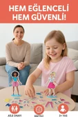 Manyetik Moda Kutusu Kıyafet Giydirme Magnet Kostümler, Eğitici Puzzle - 4