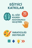 Magnetik Yapboz Dünyası – 90 Maynetik Parça + 42 Kart - 3