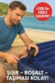 Kamp & Plaj Şişme Pompası – USB Girişli - 1
