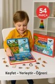 Hayvanları Tanı – Mıknatıslı Eğitici Set – 54 Parça - 1