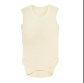 Sema Baby Jakarlı Askılı Badi (Body) - Krem 12-18 Ay - 1