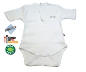 Sema Baby Yarım Kol Kaşkorse Badi (Body) - Beyaz  18-24 Ay - 1