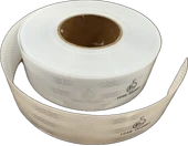 KALİTE Reflektörlü Bant Beyaz 5 Metre 5 cm Belgeli Reflektörlü Reflektif Fosforlu Şerit Bant Ikaz Bandı thumbnail 2