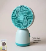 Handheld USB Şarjlı El Fanı  Mini Taşınabilir Fan I Yaz Serinleticisi I Vantilatör I Taşınabilir Fan - 1