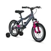 MOSSO WILDFIRE L-16-V KIZ ÇOCUK BİSİKLETİ  255H V 16 JANT ANTRASİT PEMBE - 1