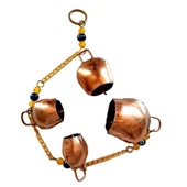 Bronz Renk Boncuklu Rüzgar Çanı - 1