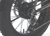 CORELLİ VONIQ FAT BIKE ELEKTRİKLİ KATLANIR BİSİKLET  42CM MD 20 JANT 8 VİTES GRİ - 4