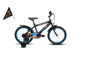 CARRARO MONSTER ERKEK ÇOCUK BİSİKLETİ 210H V 12 JANT MAT SİYAH GRİ MAVİ - 1