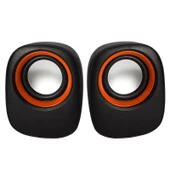 MAGICVOICE D-05A 1 + 1 USB MİNİ HOPARLÖR ( 5 WATT * 4 OHM ) (4401) - 1