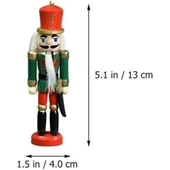 KURŞUN ASKER AHŞAP DEKORATİF EŞYA (6lı SET 13CM) - 1