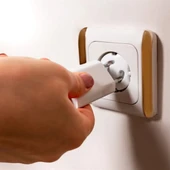 Bebek Çocuk Priz Koruma Kapağı (6 Adet) Çocuk Güvenliği, Priz Muhafazası, Priz Kapatıcı (4401) - 3