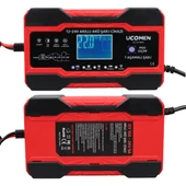 KIRMIZI 12/24 VOLT 10 AMPER LED GÖSTERGELİ AKÜ ŞARJ CİHAZI UC-C121001A (4401) - 2