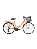 BİSAN LOTUS KADIN ŞEHİR BİSİKLETİ 44CM V 26 JANT 21 VİTES MERCAN BEYAZ - 1