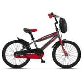 ÜMİT 2010 HOTSHOT-CANTA-V ERKEK ÇOCUK BİSİKLETİ 20 JANT ANTRASİT KIRMIZI thumbnail 2