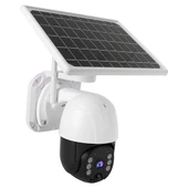 Solar Panelli Su Geçirmez Gece Görüş Destekli Wifi Bağlantılı Güvenlik Kamerası (4401) - 1