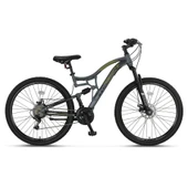 ÜMİT 2659 STALLION MSD 2D AMS. ERKEK DAĞ BİSİKLETİ 406H MD 26 JANT 21 VİTES ANTRASİT GREEN - 1